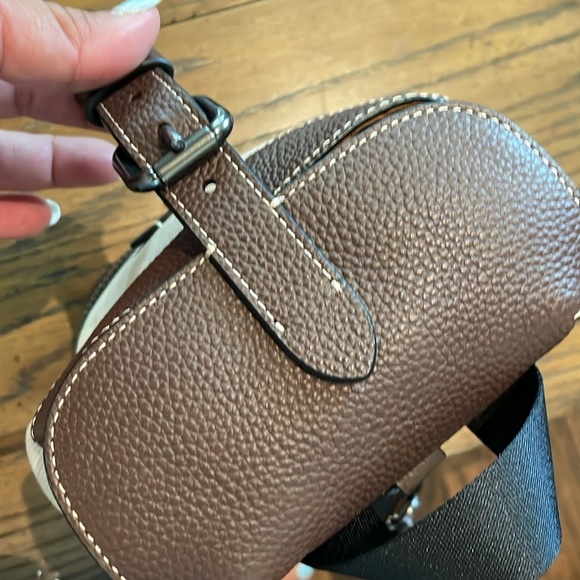 COACH Hudson Gender Neutral Canvas and Pebble Leather Small Front/Back Pack - Picture 7 of 16